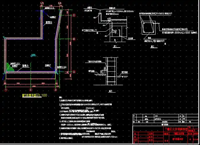 解剖室防雷接地平面图