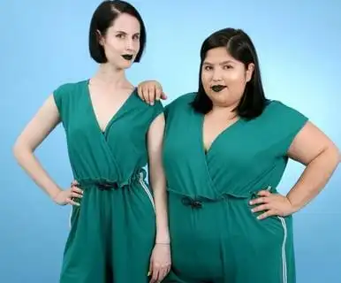 胖瘦两妹纸穿同款衣服效果竟发生大反转