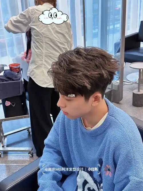 男生凌乱微分时尚帅气南京男生发型设计