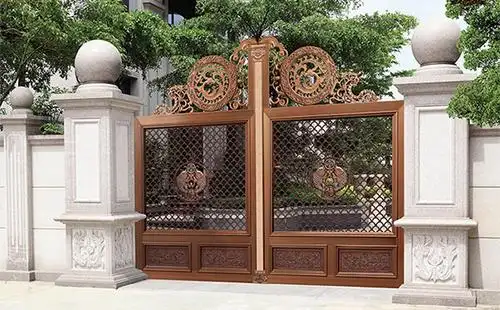 马鞍山道路交通的一些安全设施_铝艺门柱,铝艺门柱