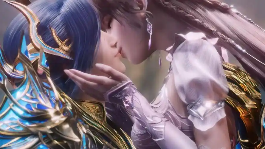 小舞结婚画面少儿不宜,被唐三举着猛亲,两人很疯狂