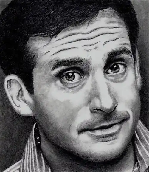 好莱坞明星肖像铅笔画欣赏