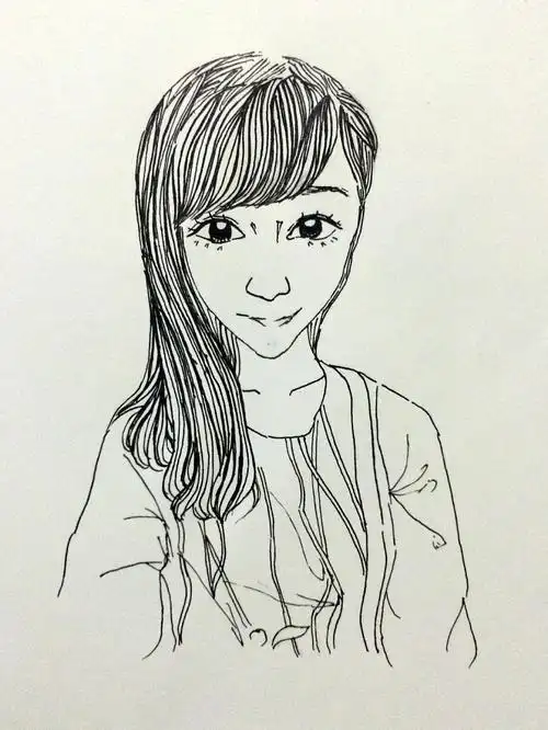 怎样画真人全身简笔画