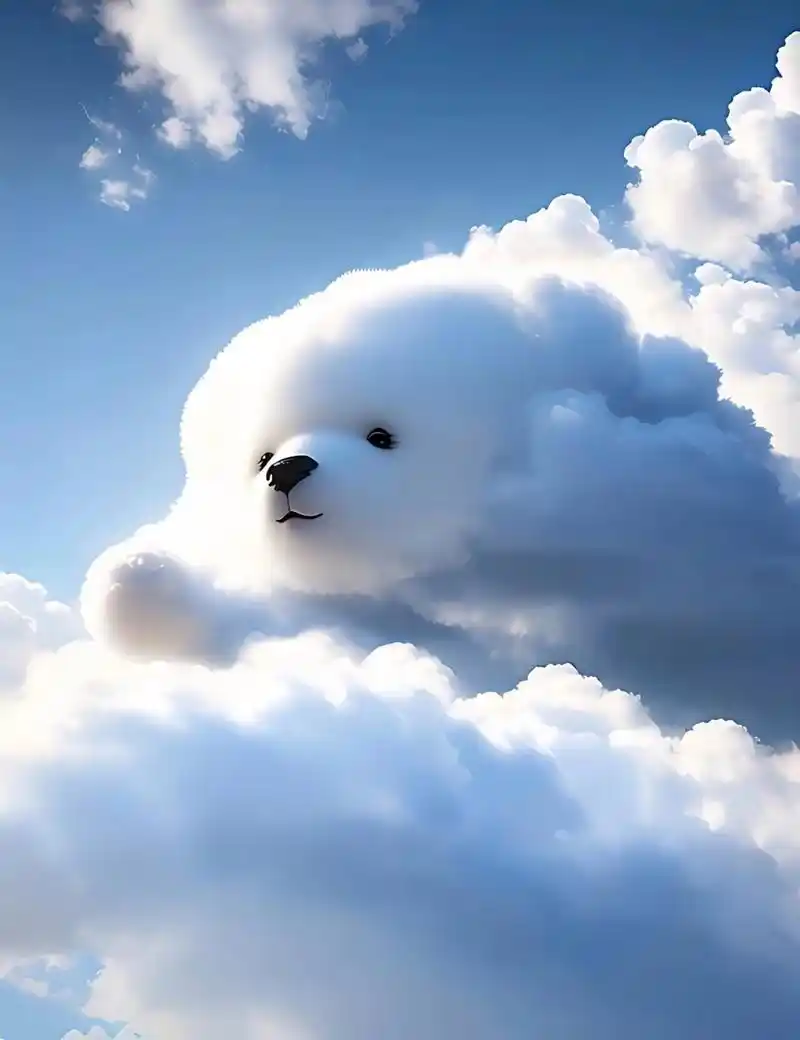 可爱的云朵壁纸头像(第三波) 可爱的宝宝云来咯
