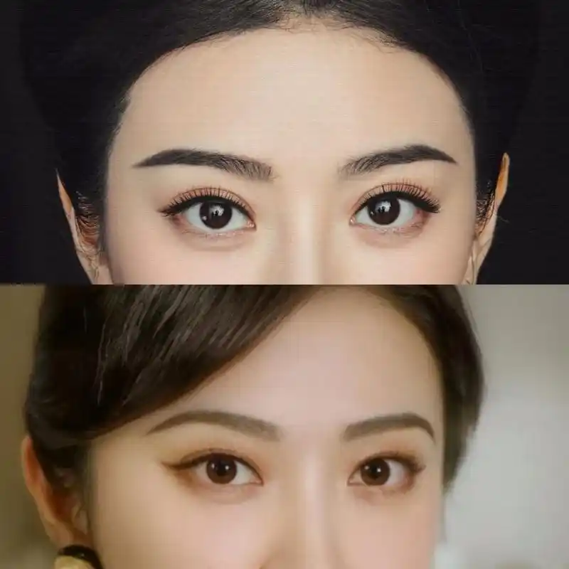 当景甜双眼皮窄了之后 发现没有,景甜现在和之前完全是两种风格,气质.