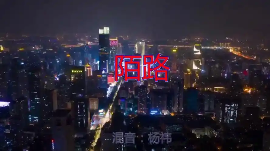 杜青的一首《陌路》,歌声绕梁,无比动人