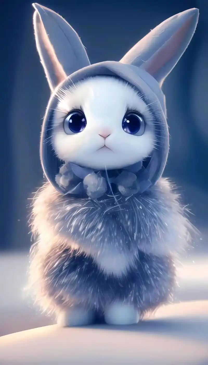 可爱兔兔壁纸,新年萌兔图片,喜欢的赶紧收藏