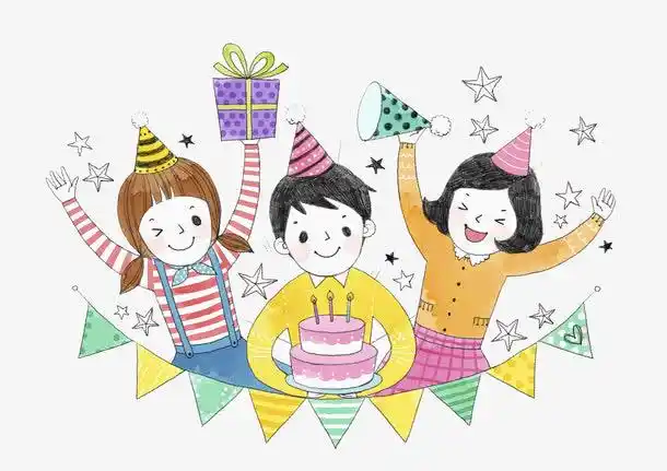 过生日的孩子
