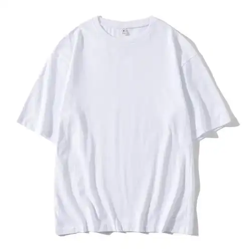 情侣短袖来图定制定做t恤中袖落肩半袖印图片logo字diy衣服装班服