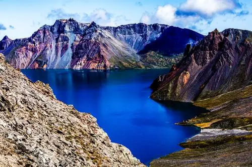 长白山南坡看天池