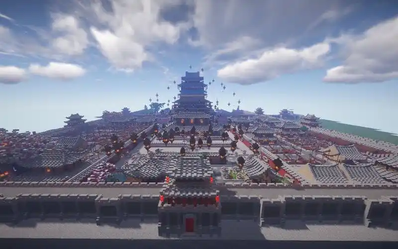 我的世界古风建筑(古城)