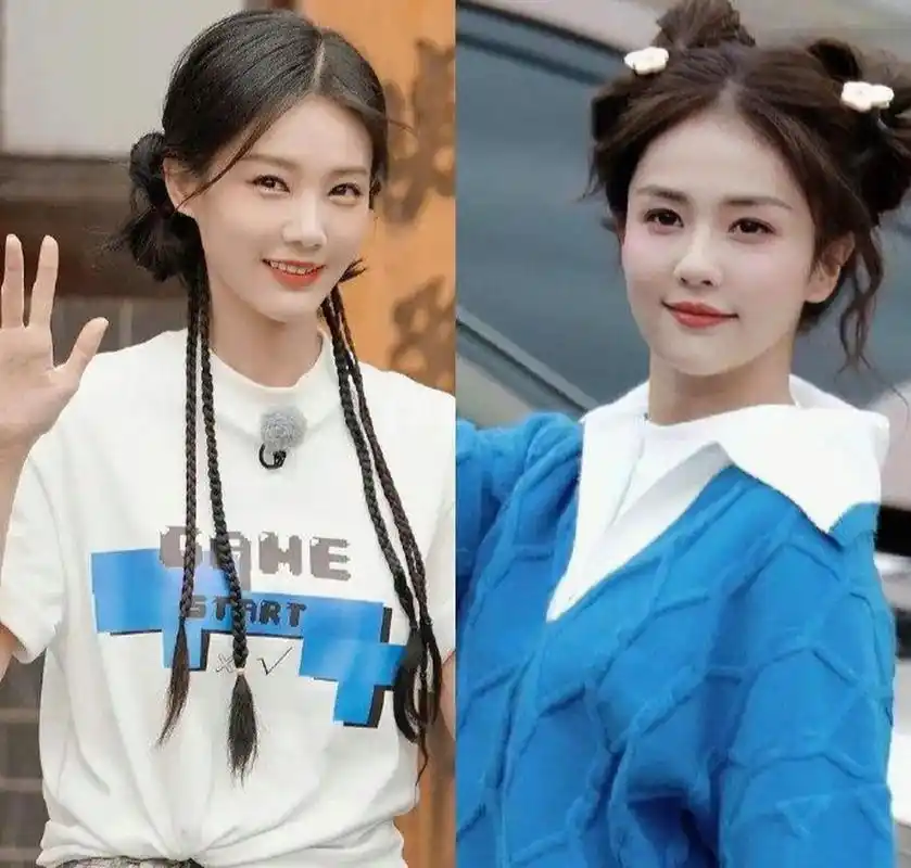 李一桐和白鹿终于同框了,都说她俩长得像,大家来看看像吗?