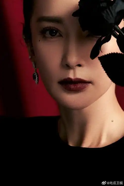李冰冰是懂经典红黑配色的#李冰冰今天微博之夜的造型好美!