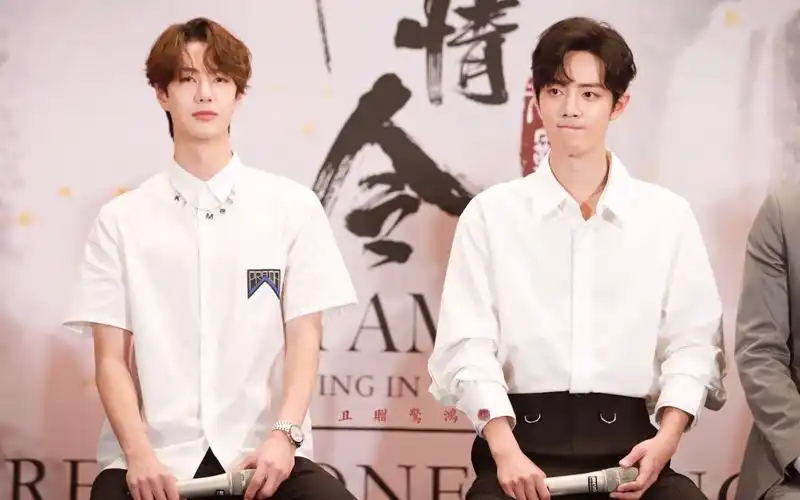 73陈情令泰国见面会7373王一博肖战再次合唱无羁73