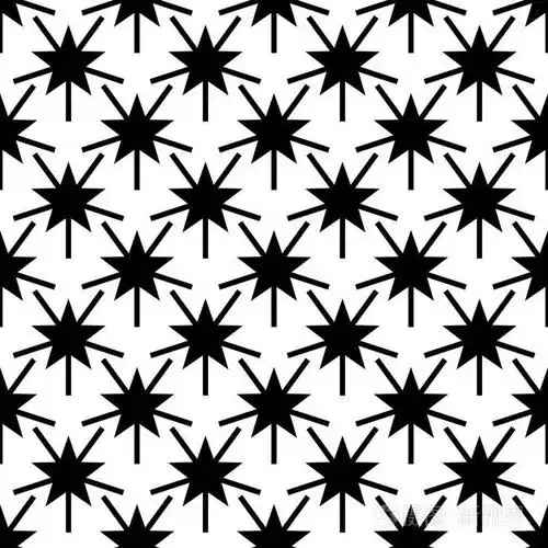 无尽的时尚质感. 黑白版本. 矢量图.