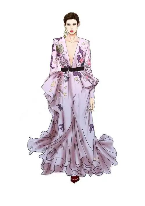 礼服设计|服装|正装/礼服|脖子以下都是腿_原创作品-站酷zcool