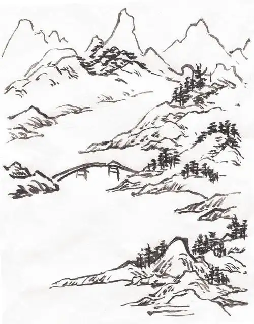 山水画如何画(学会画国画很简单) - 趣味头条