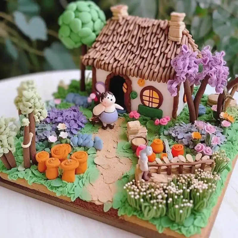粘土~梦想中的小花园超轻粘土创意手工