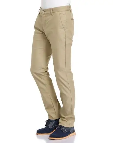 卡其色时尚百搭长裤