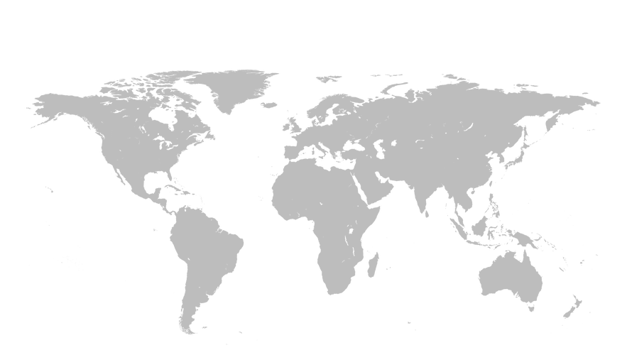 灰色世界地图png透明无水印高清免抠图片素材免费分享下载