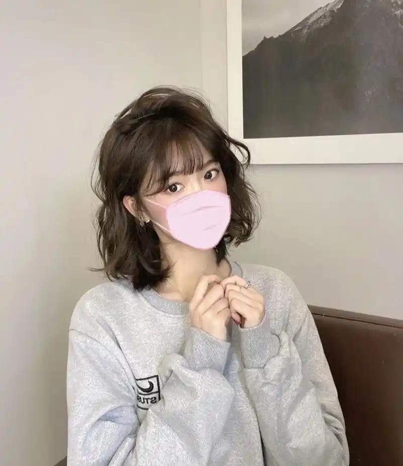 烫发天津染发天津剪发天津理发店蛋蛋卷法式烫发慵懒烫发女生短发发型