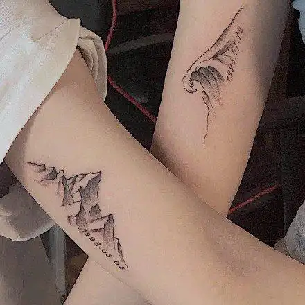 情侣纹身图案及手稿欣赏,用纹身来表达最忠贞的爱情-纹身图片网