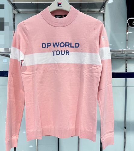 斐乐fila正品2022冬新款女装针织圆领套头编织衫毛衣a11w245408f