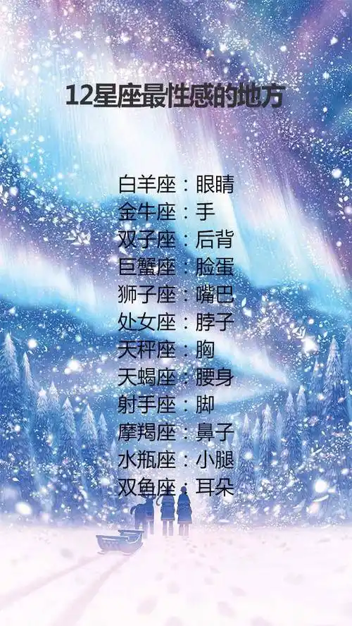 12星座最性感的地方,追求者最多的星座,十二星座看谁不顺眼