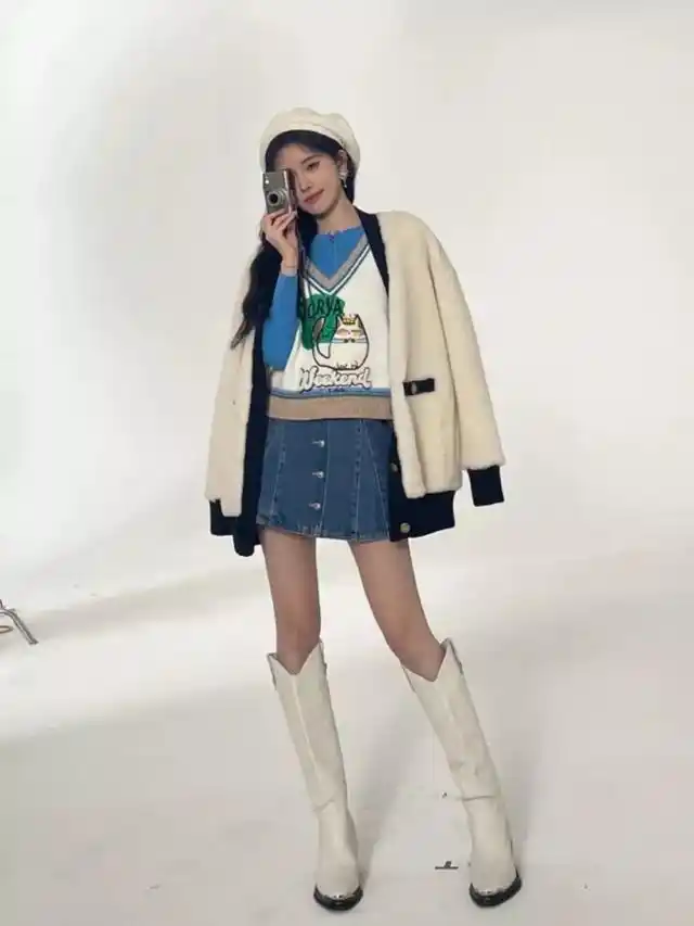 鞠婧祎|秋冬辣妹穿搭look,小个子秋日穿搭模板来啦