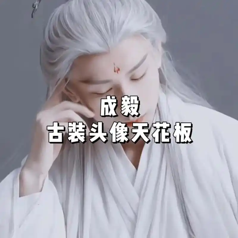 成毅.淇淇天花板古装头像,我的眼沦陷了#成毅 #向全世界安利 - 抖音