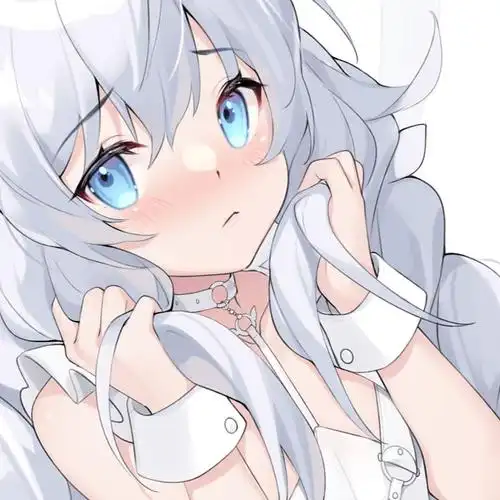 动漫头像:白毛系列动漫女头