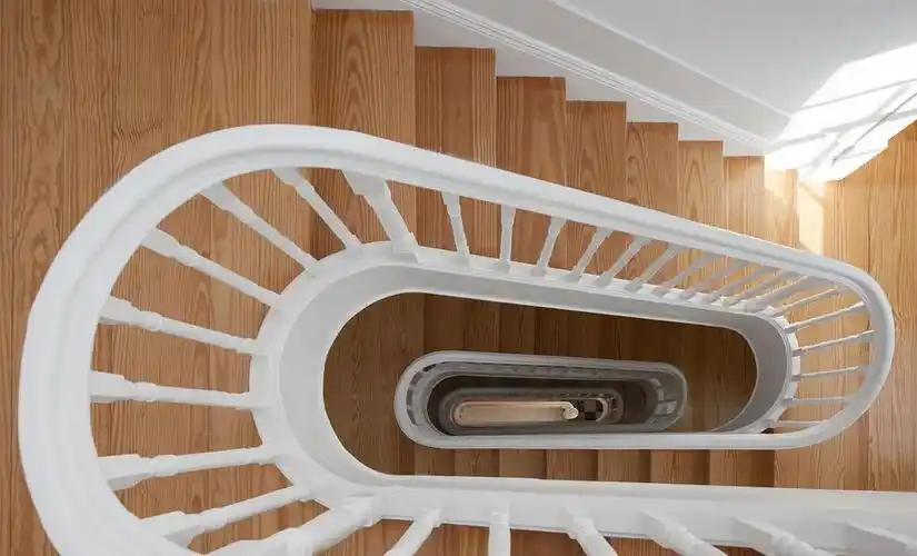 旋转整体楼梯展示效果图