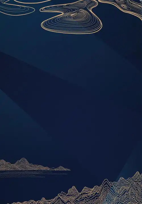 简约条纹地产宣传海报背景设计模板素材