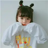 双丸子头女生头像