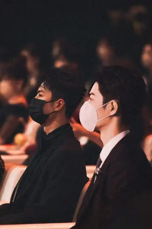 与王一博肖战共赴微博之夜