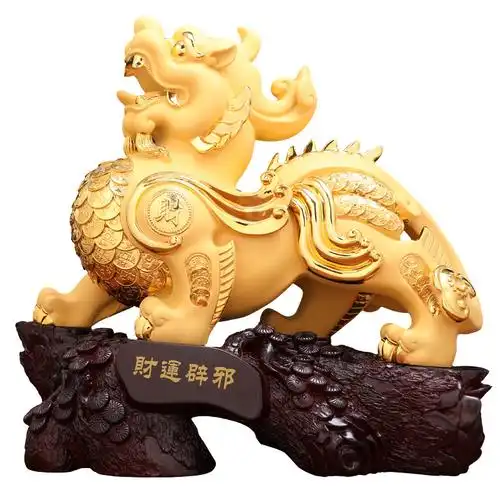 招财貔貅摆件聚财旺财家居办公室客厅玄关酒柜摆件