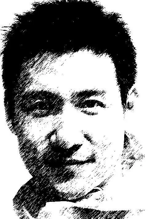 求一张张学友的素描画