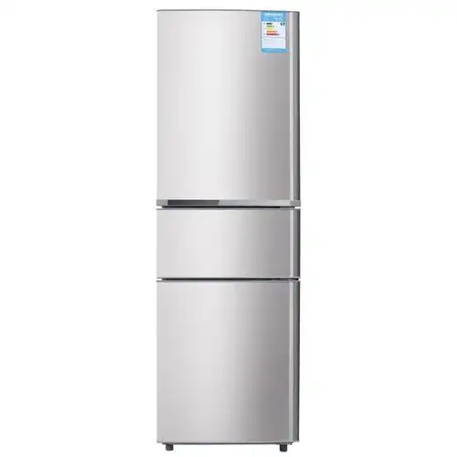欧力bcd-215 215升 三开门冰箱(银色)