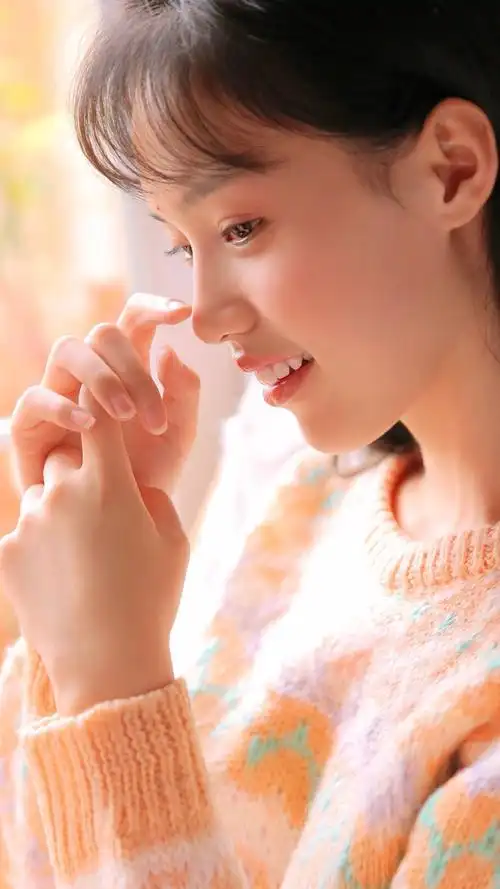 甜美可爱女生手机壁纸图片