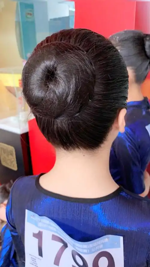 拉丁舞造型##芭蕾舞造型##丸子头造型教程