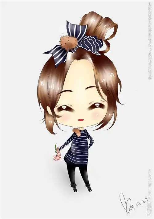 q版小女孩设计图__动漫人物_动漫动画_设计图库_昵图网nipic.com