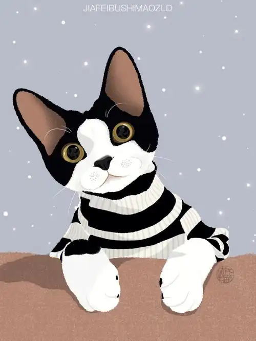 画100只猫35可爱精