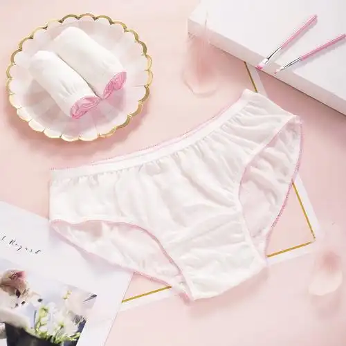 单条装一次性内裤纯棉女酒店桑拿旅行便携免洗无菌内裤现货批发