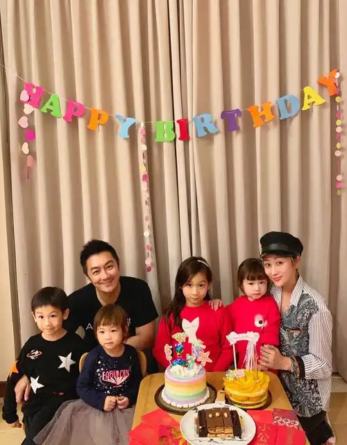 陈浩民蒋丽莎一家六口出行,四个孩子直接用婴儿车打包