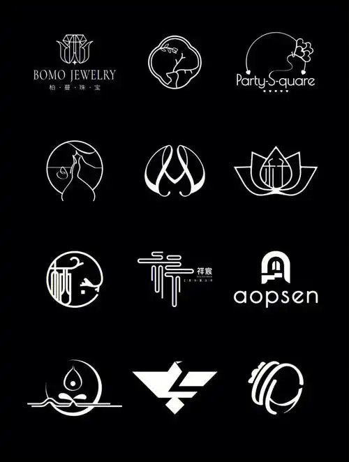 简约系logo高端线条logo标志分享