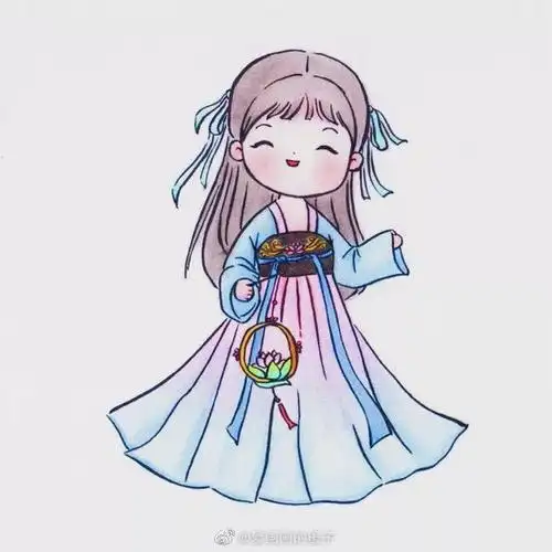 古风美人简笔画的独门秘籍新手一秒就get惊呆了