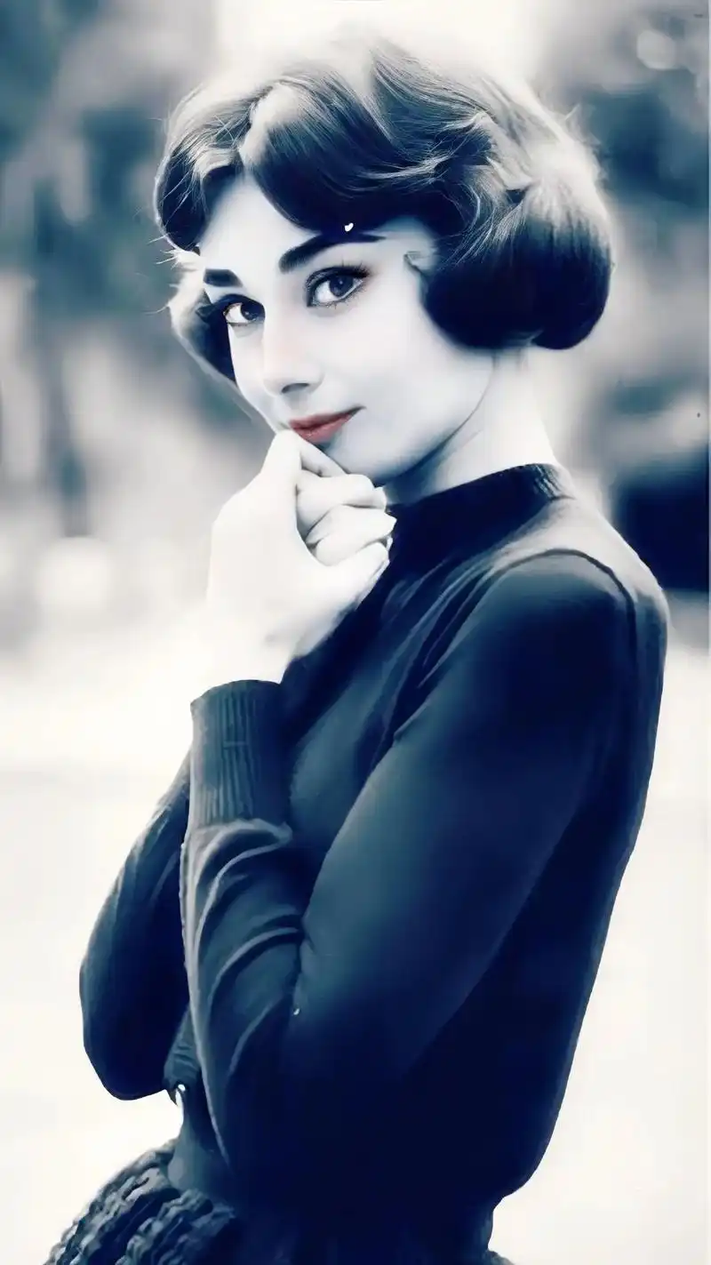 一组高清奥黛丽·赫本,罕见照片,她真的是上个世纪的人间天使! - 抖音