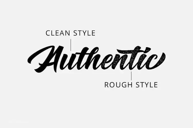 干净简洁的英文手写字体bigblue