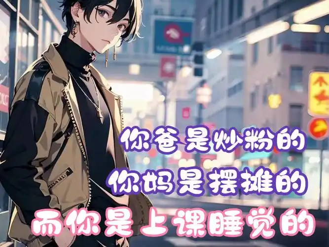 《明星幼崽》你爸是炒粉的你妈是摆摊的,而你是上课睡觉的,我倒要看看
