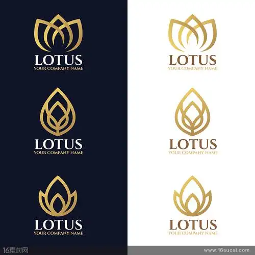 花朵企业logo设计矢量素材